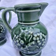3 antique wine jugs