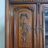 Louis XVI two-body sideboard stamped in walnut