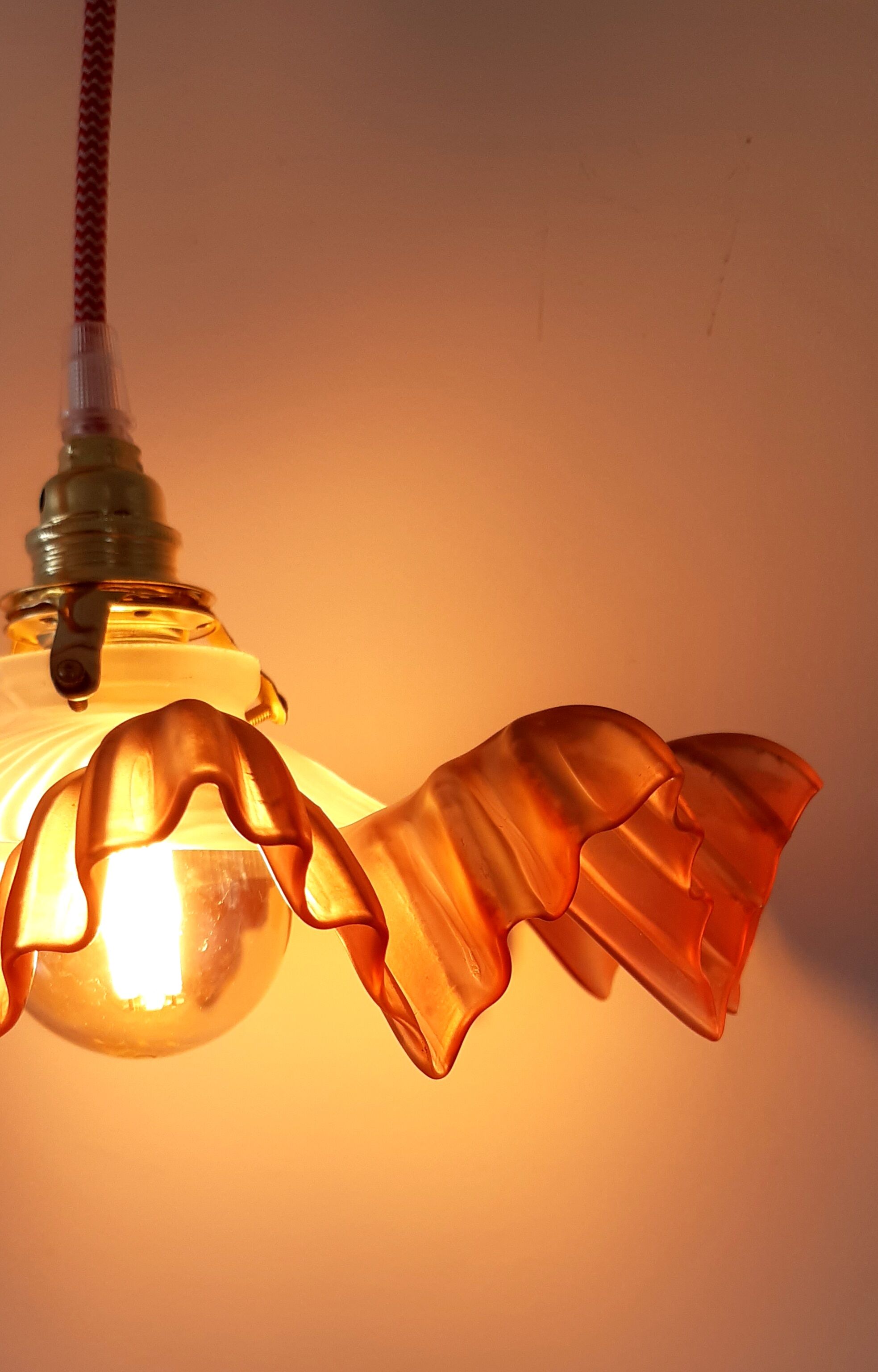 Pink vintage suspension