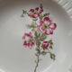 4 vintage Kahla hollow plates pink pattern