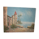 Sea view painting