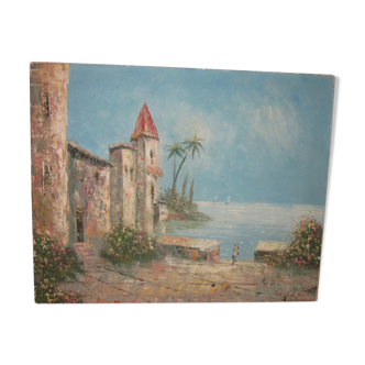 Sea view painting