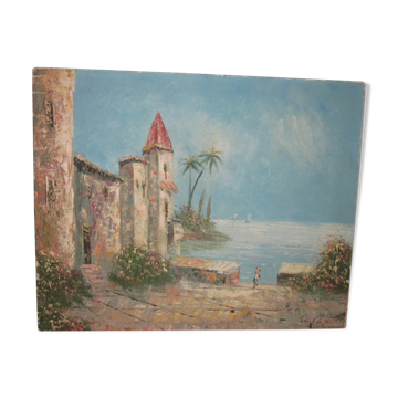 Tableau vue de mer