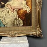 Jean François Gilles Colson. Painting "Rest".