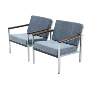 Ensemble de 2 fauteuils Gispen