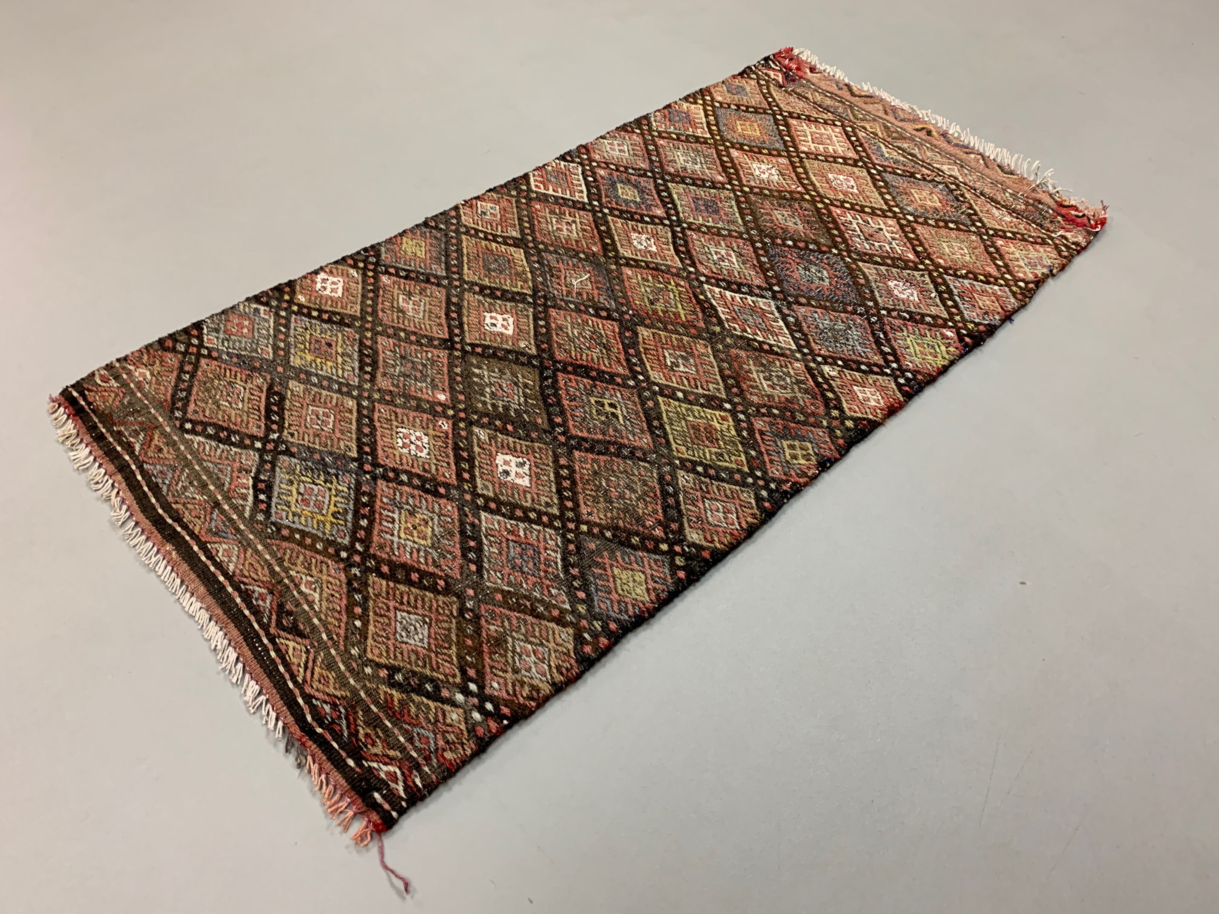 Turkish kilim runner 112x55 cm