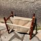 Vintage bamboo magazine rack