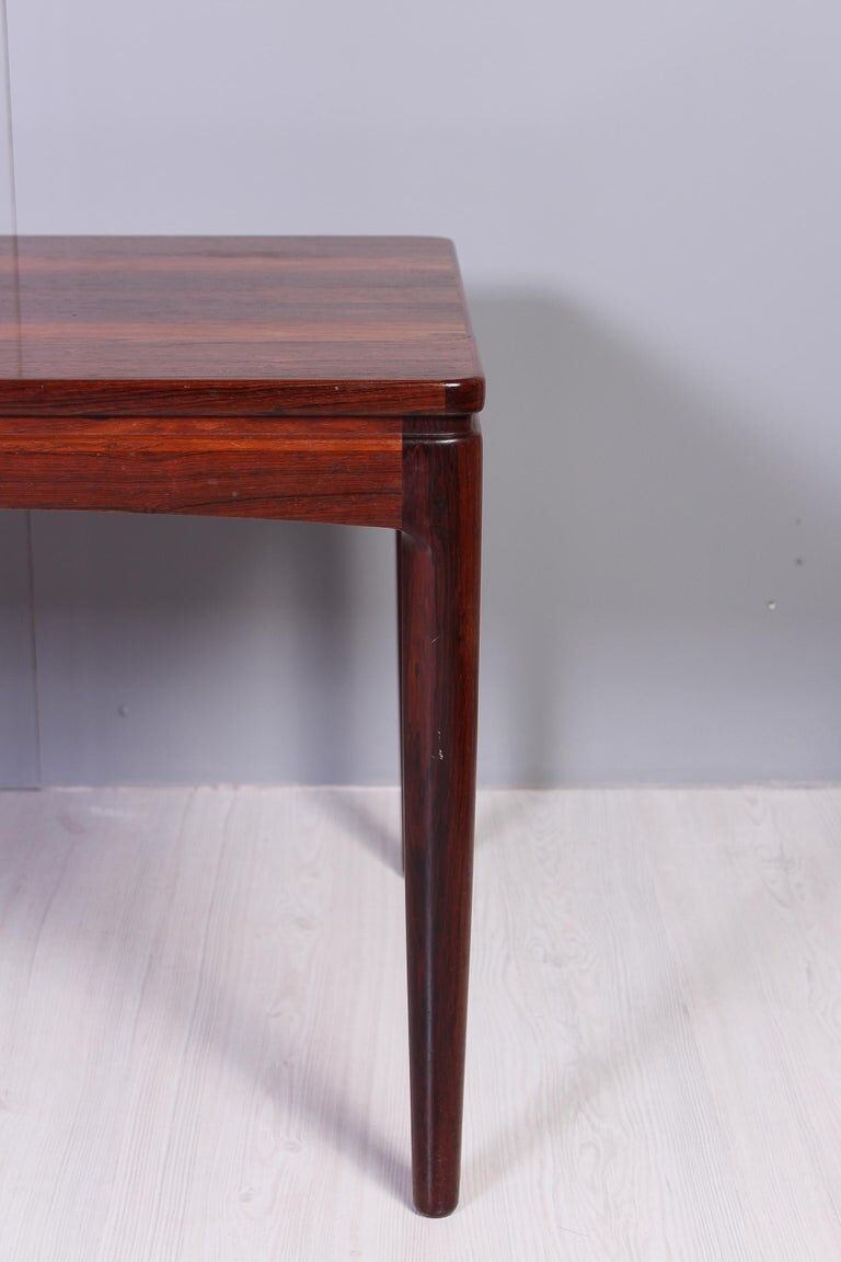 Mid-century Scandinavian coffee table in 1950s rosewood