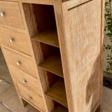 Small workshop furniture in ceruse oak 1950