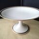 Compotier, stand cut shower Porcelain of Limoges Balleroy et Cie