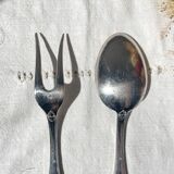 Couverts de service vintage style Rocaille
