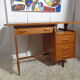 Vintage desk of the 1950s in light wood