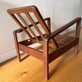 Vintage wooden armchair for children 1960