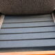 Scandinavian sofa from the 60s teak and fabric