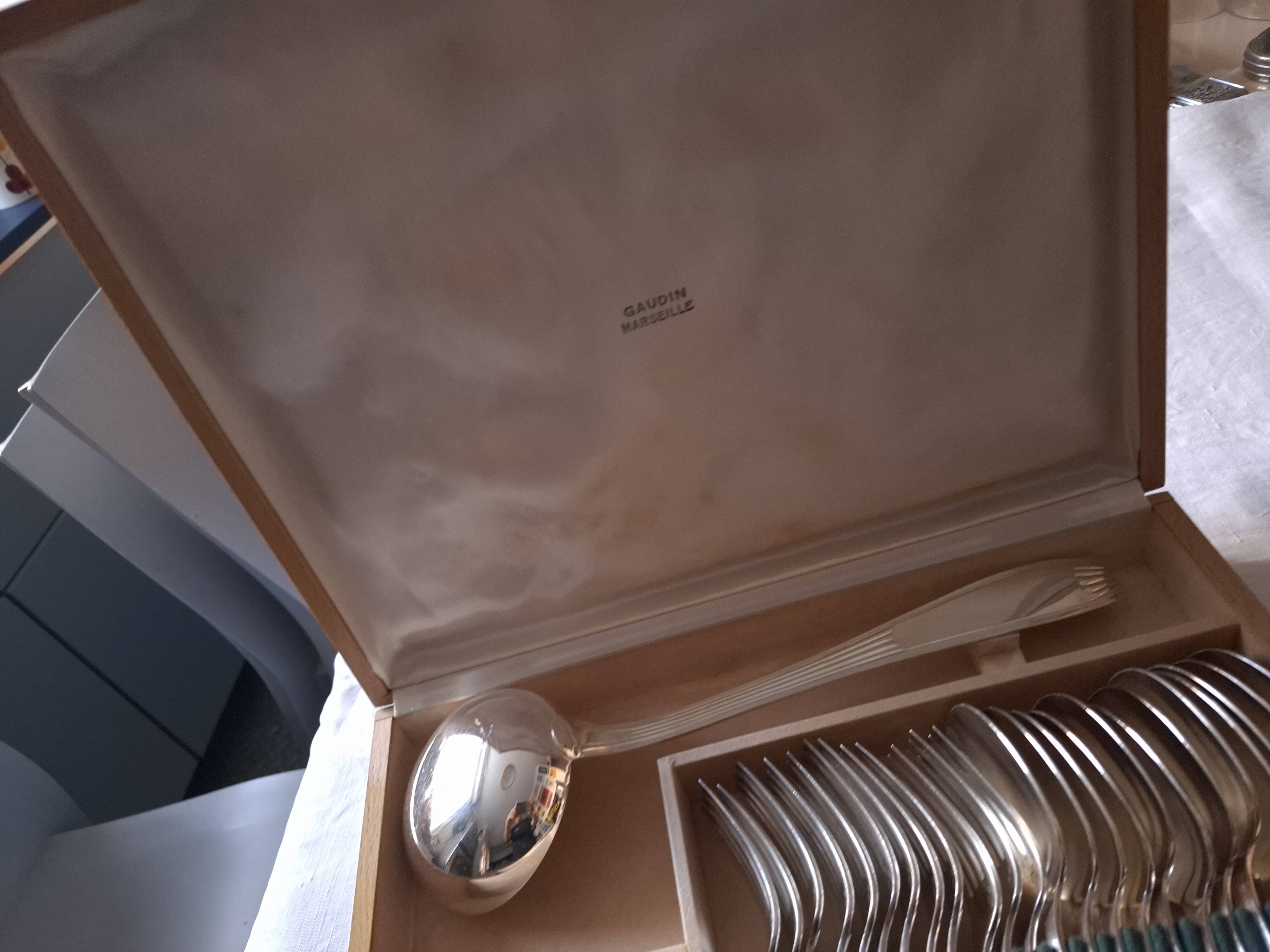 Alfemide christofle 49-piece cutlery set