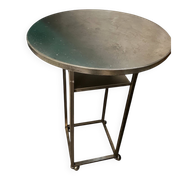 Reception table FAUCHON Paris – Solid stainless steel & Professional patina