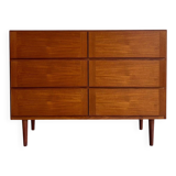 Commode double vintage danoise en teck