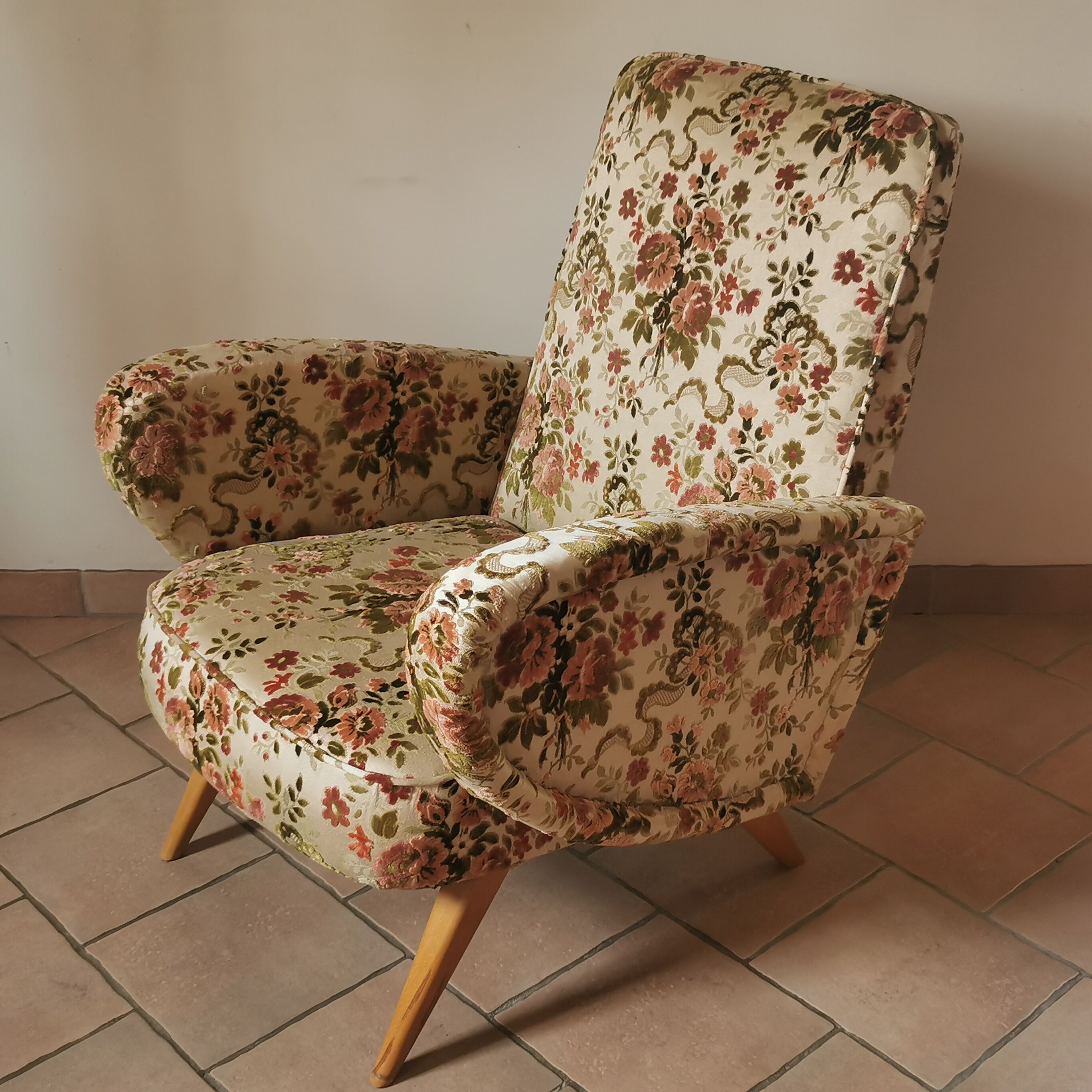 Pair of armchairs 50s/60s