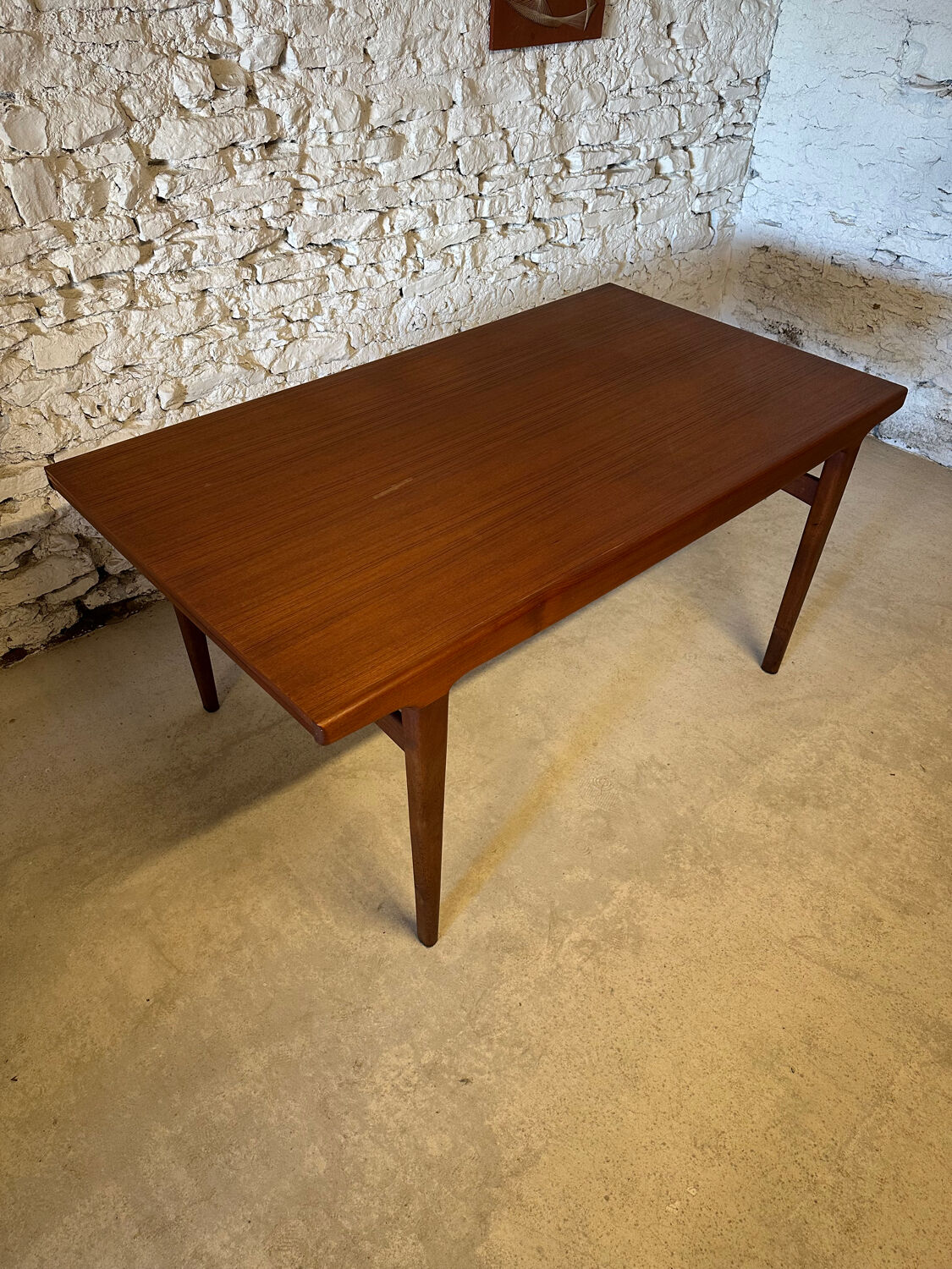 Scandinavian extendable dining table - Vintage