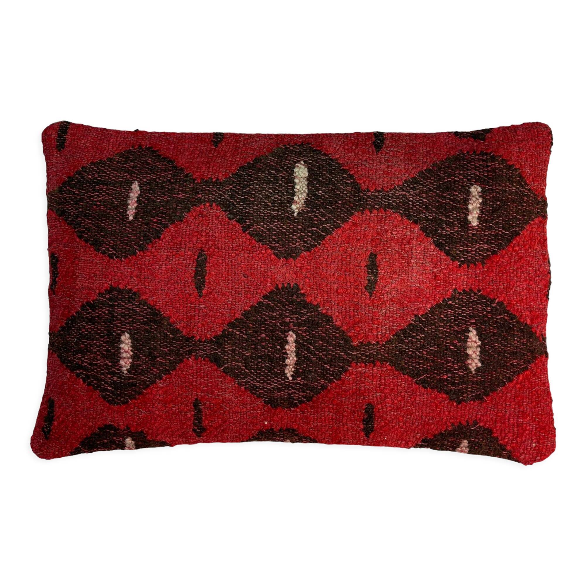Vintage turkish kilim cushion cover 30x50cm