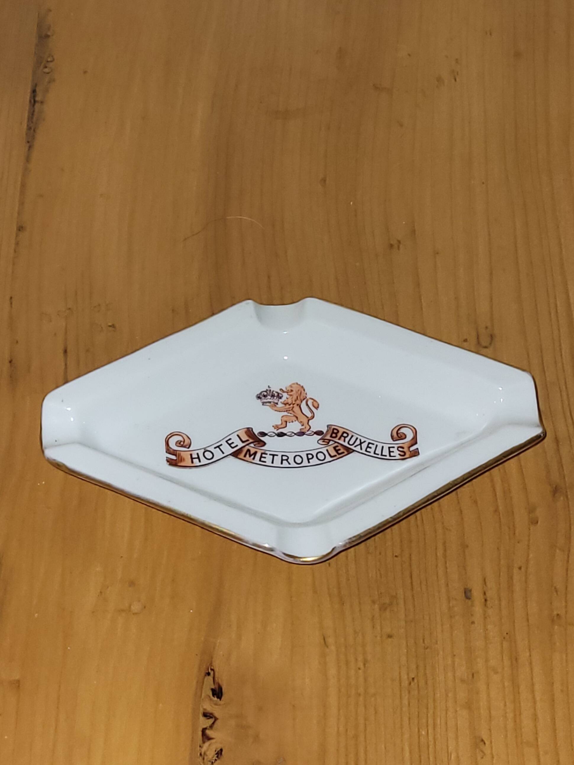 Ashtray hôtel métropole brussels - vintage