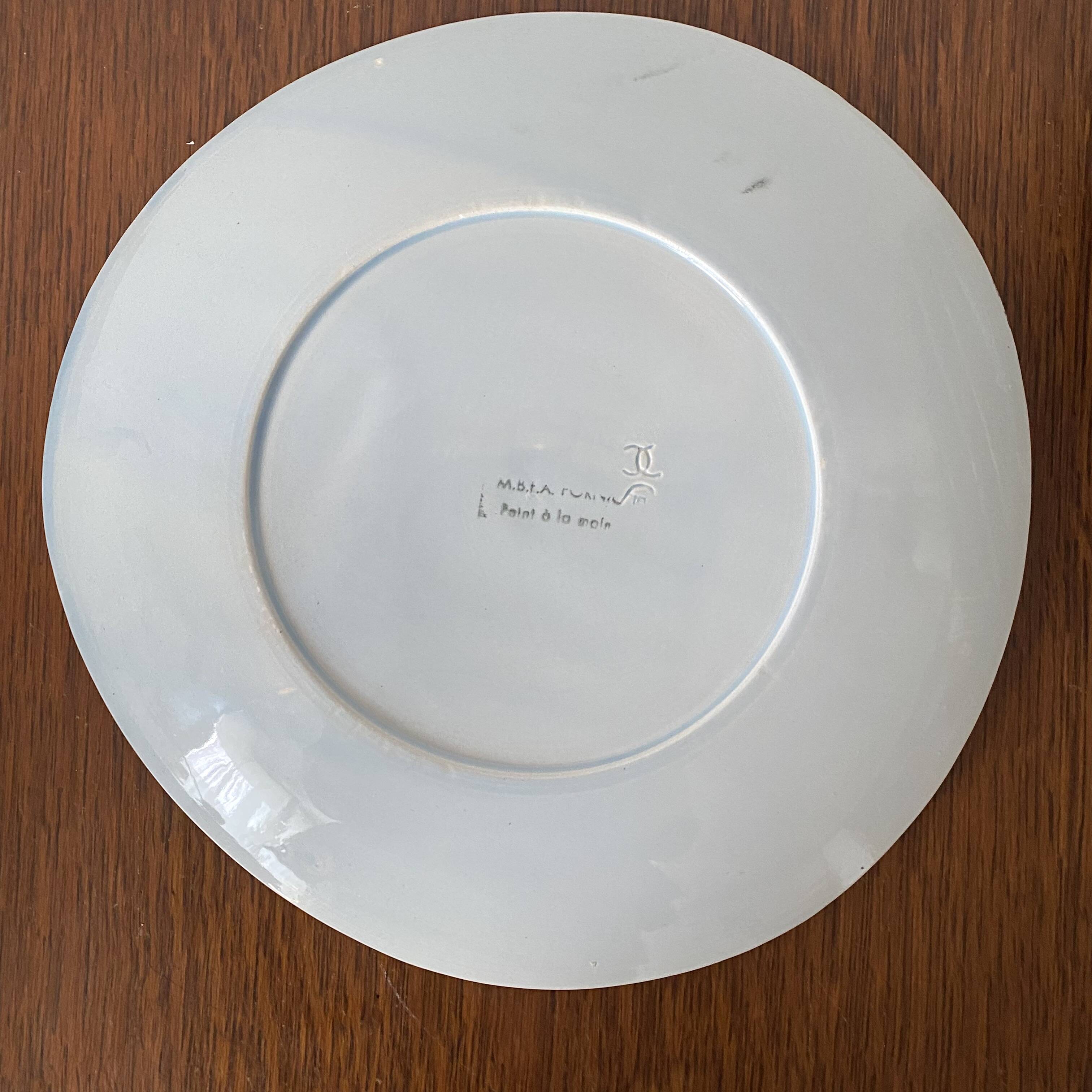 MBFA Pornic designer plates from the 60s