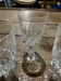 Lot de 3 verres cristal modele louvre
