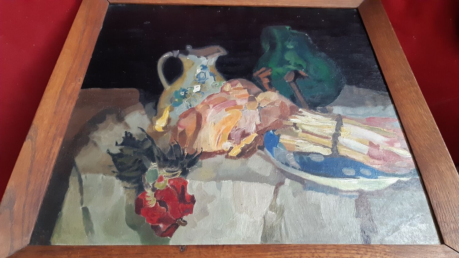 Oil on cardboard by H.Hudertmark 1939
