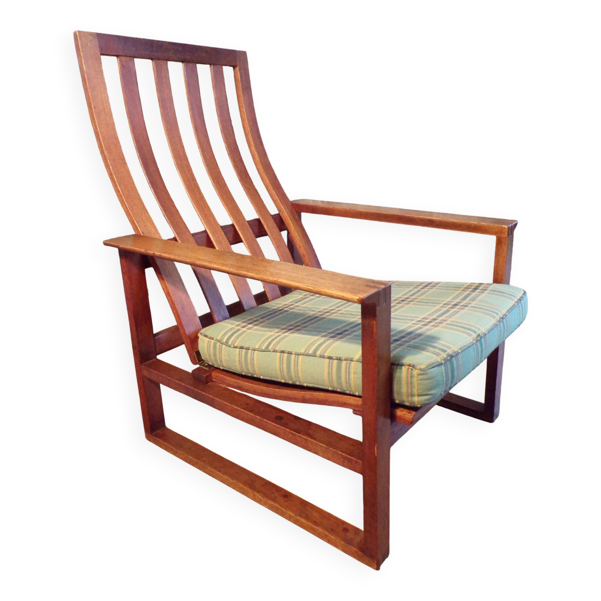 Reclining armchair by Borge Mogensen for Fredericia Denmark 1950s