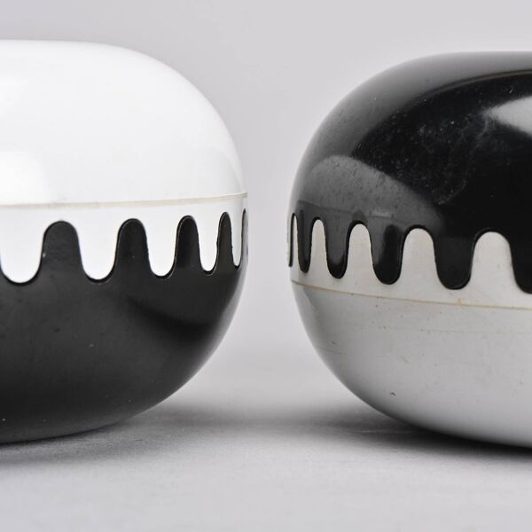 Paire de boîtes Clam Box par Alan Fletcher, Mebel, vers 1970