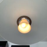 Postmodern Helestra Leuchten pendant light in opaline and frosted glass