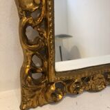 Golden rockery mirror, 1970 - 33x28cm