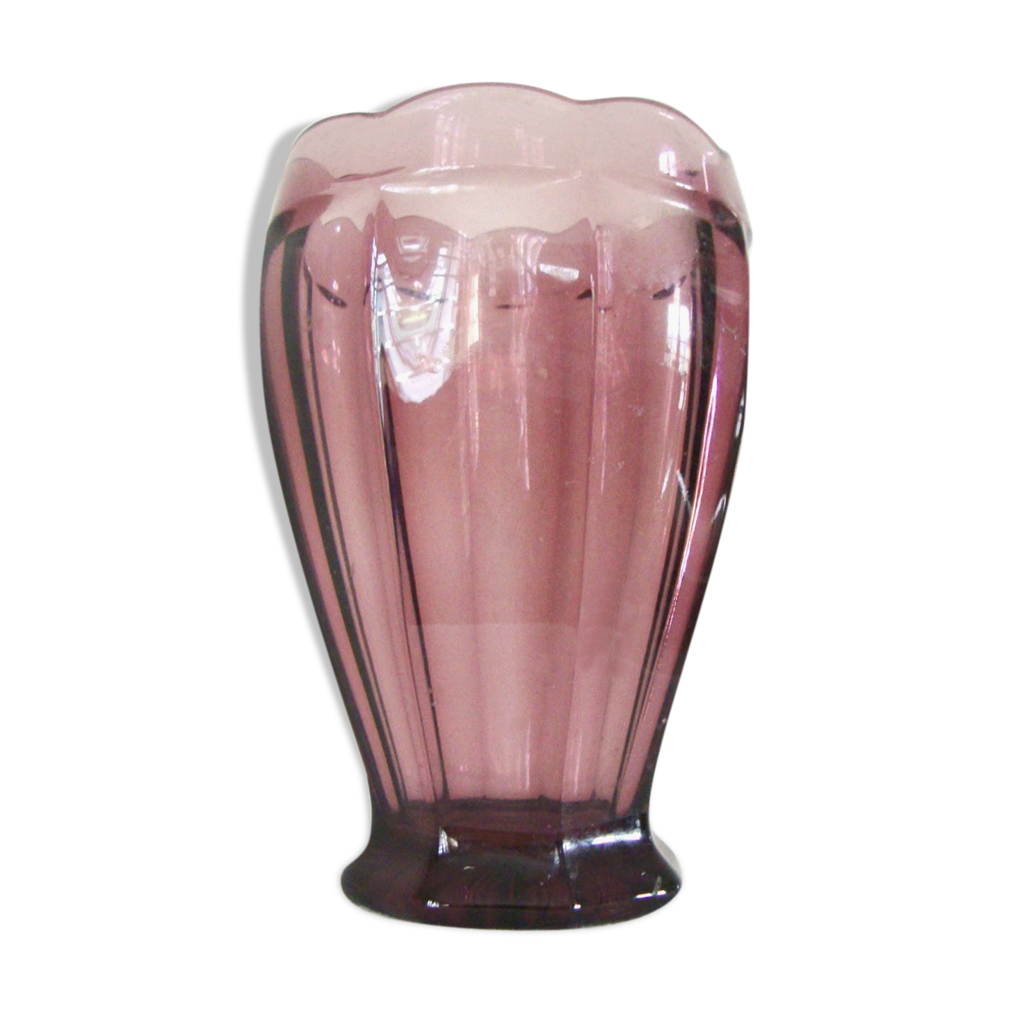 Parma-coloured glass vase