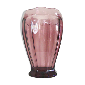 Parma-coloured glass vase