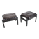 1980s Set of Stools made of Wood and Leather - STILLA LUX, Czechoslovakia