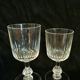 Lots of six crystal glasses