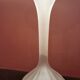 "Jack In The Pulpit" White Glass Vase