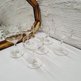 Set 6 verres à vin étoiles