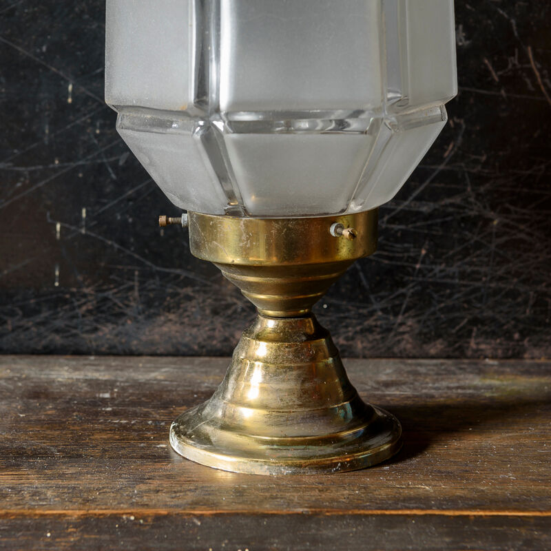 Polished glass ceiling light