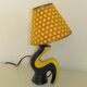 Ceramic Casserole lamp from the 60