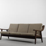 Sofa & armchair by Hans J. Wegner for Getama, 1960