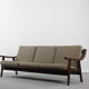 Canapé et fauteuil de Hans J. Wegner pour Getama, 1960