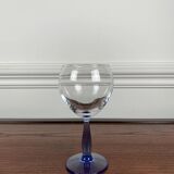 Lot de 6 verre à pied bleu