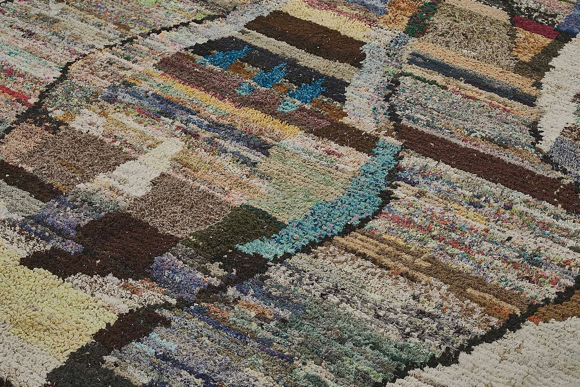 Handwoven Turkish Recycled Boho Rug 324 cm x 375 cm