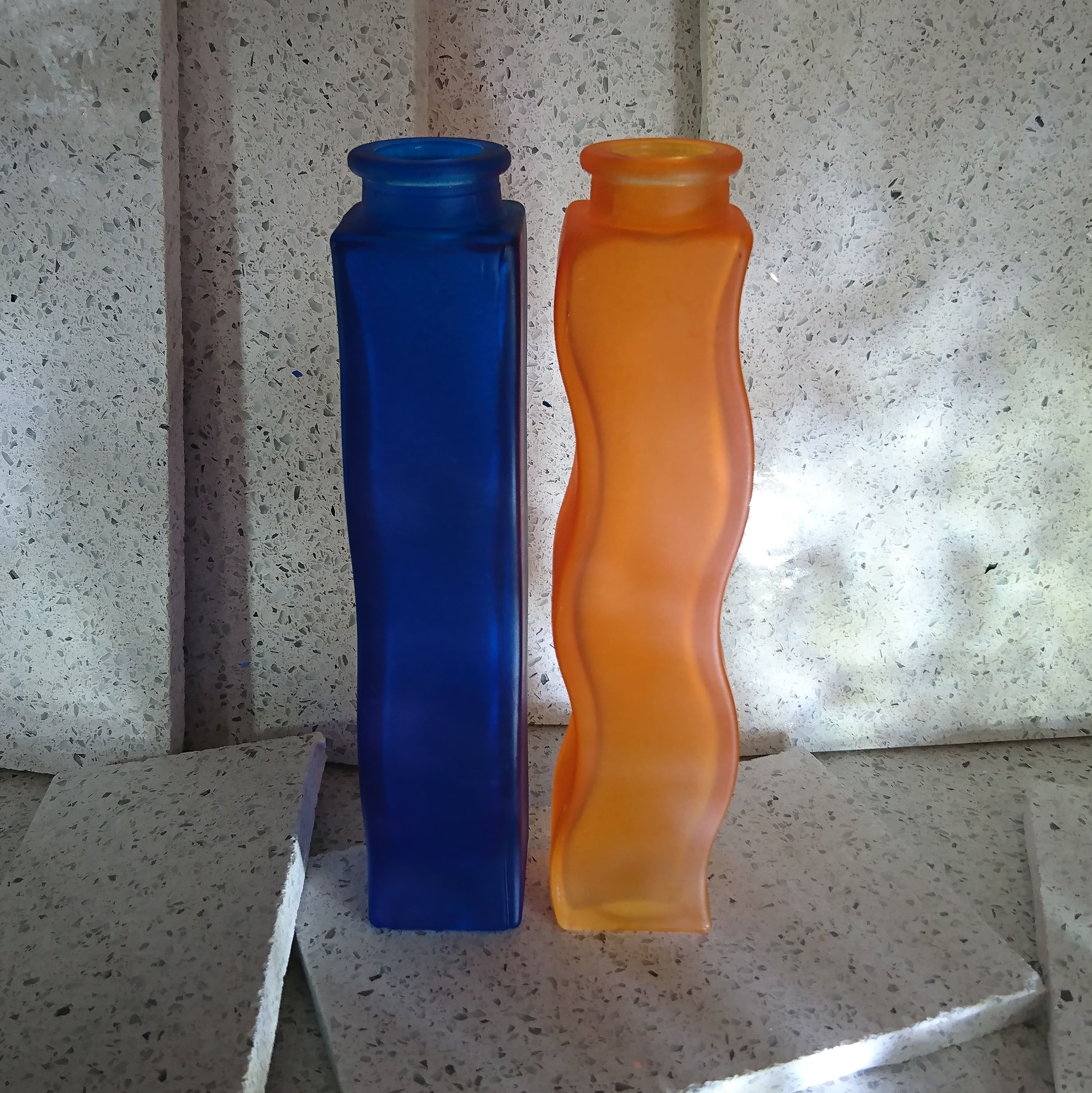 Lot de 2 vases soliflores vague vintages IKÉA