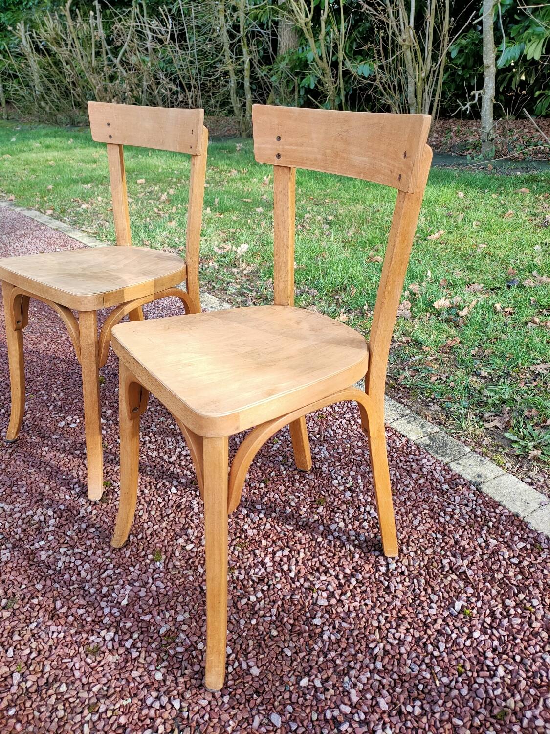 Paire de chaises bistrot Baumann
