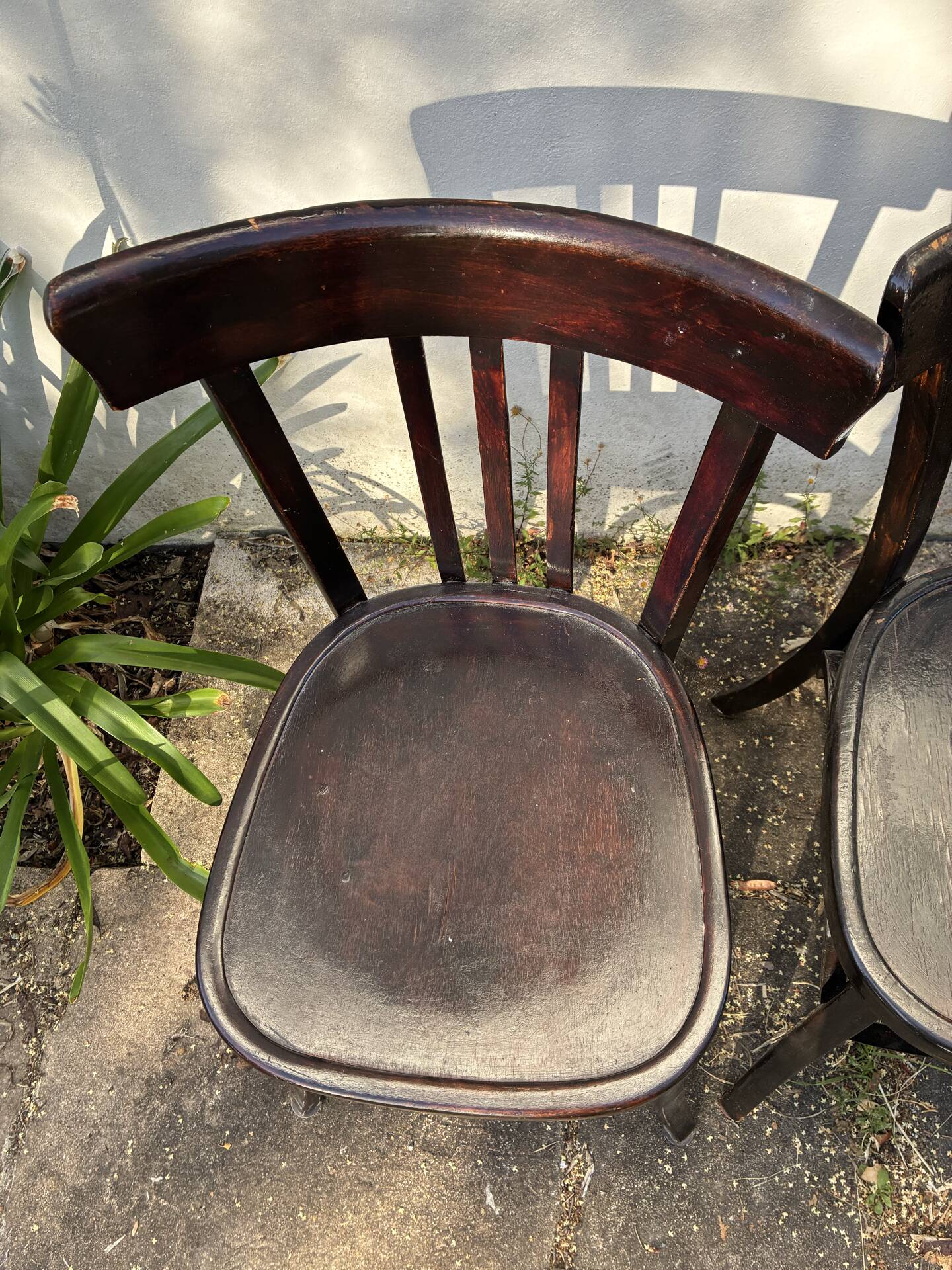 3 chaises bistrot Baumann E32