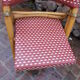 Rotating folding bistro chair