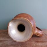 Enameled stoneware pitcher bottle