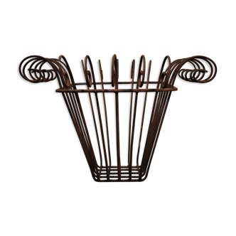 Jardinière porte plante fer forgé 1950s